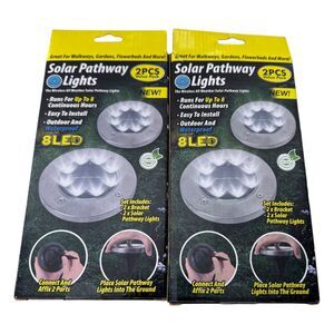 Wireless Solar Pathway Light‎ 4Pc All Weather Proof-Led